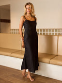 Daphne Midi Dress Soot